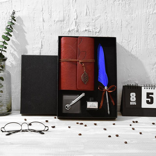 Feather Quill Pen Gift Set
